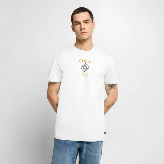 Chill your mind - Männer Premium T-Shirt - Weiß