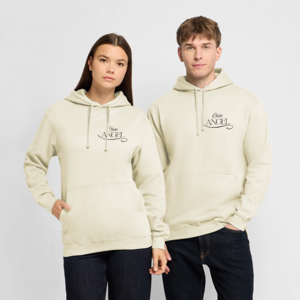 Unisex Hoodie - Care Angel (Brust) - Vanille-Milchshake