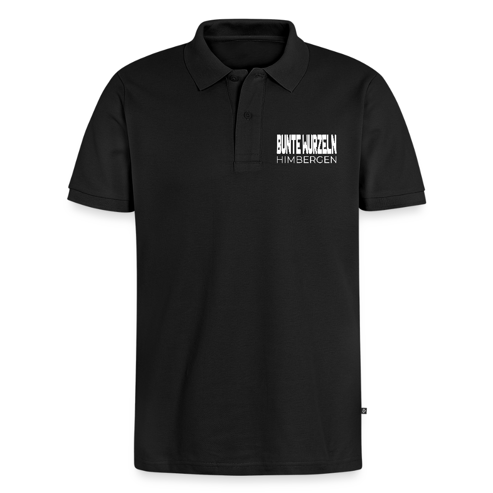 Bunte Wurzeln Himbergen V&H - Herren Premium Polo-Shirt - Schwarz