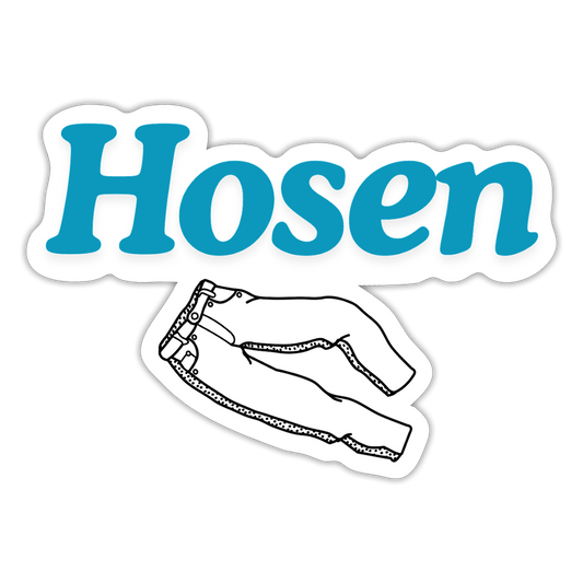 Sticker - Hosen - Mattweiß