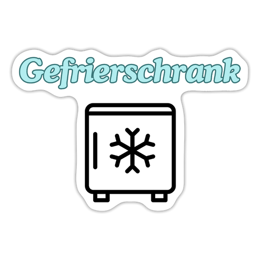 Sticker - Gefrierschrank - Mattweiß