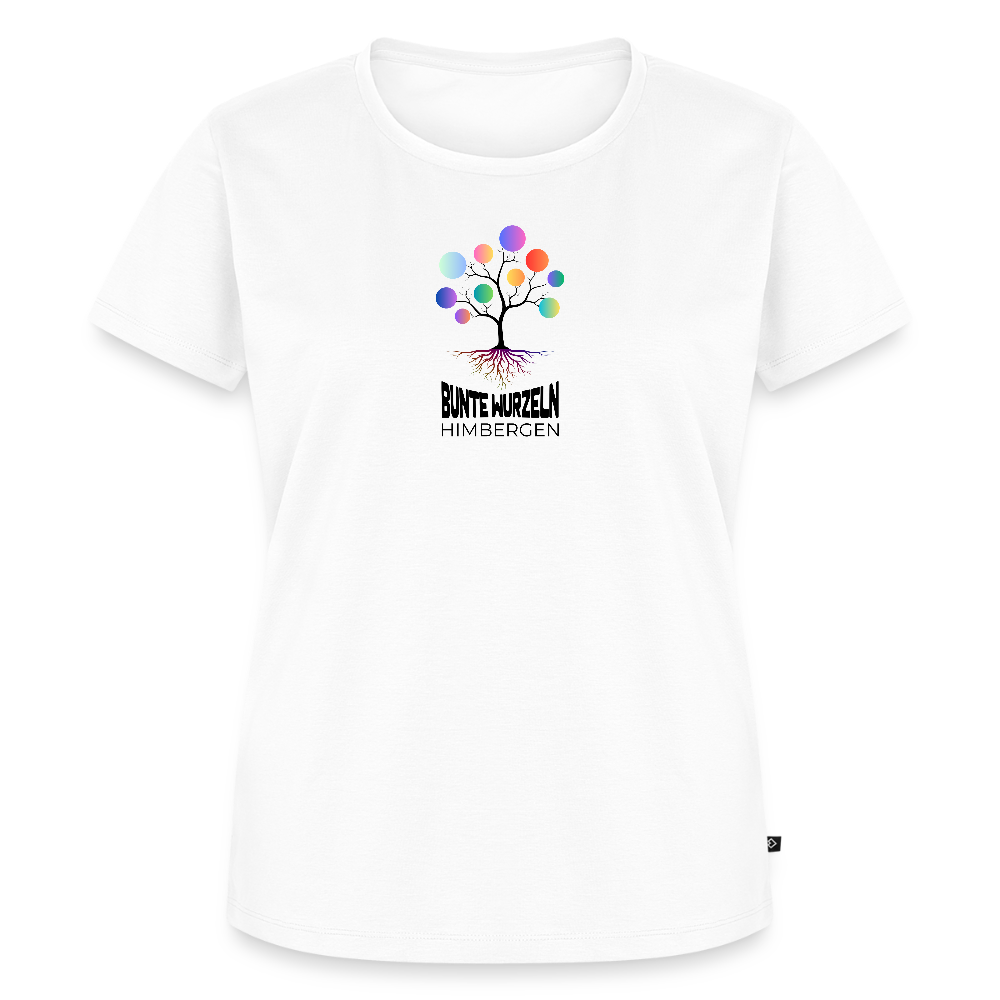Bunte Wurzeln Himbergen Vorne - Frauen Premium T-Shirt - Weiß