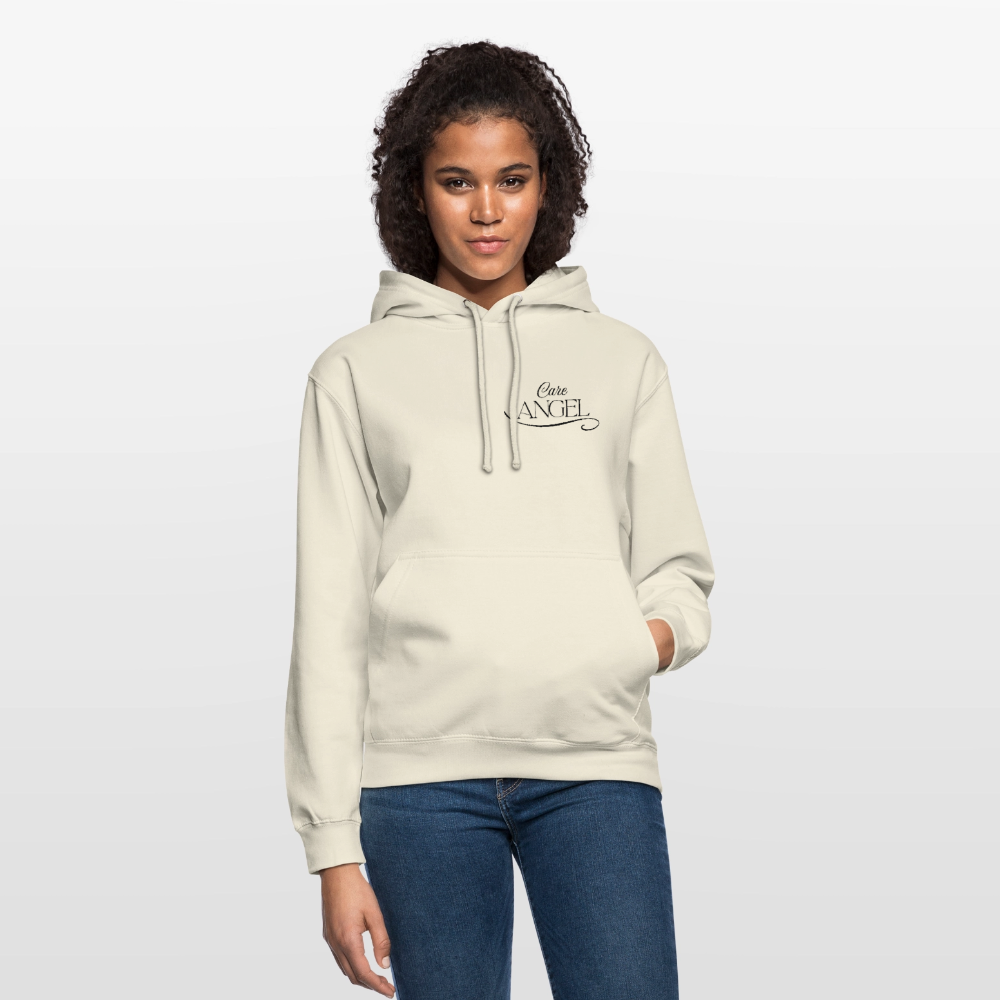Unisex Hoodie - Care Angel (Brust) - Vanille-Milchshake