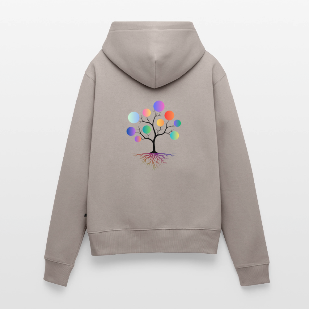 Bunte Wurzeln Himbergen V&H - Frauen Premium Hoodie - Taupe