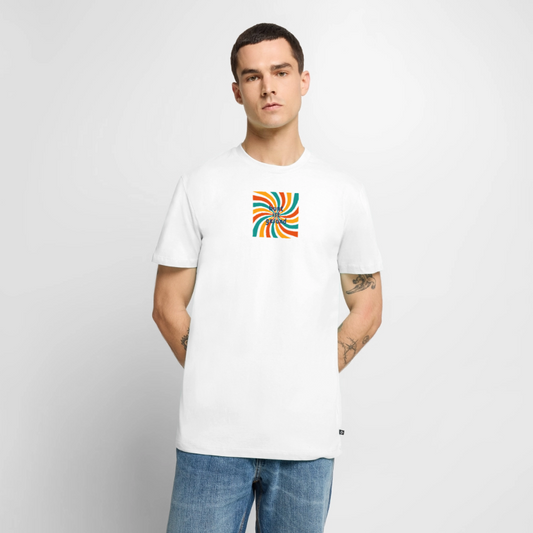 Bunt ist gesund Bögen - Männer Premium T-Shirt - Weiß