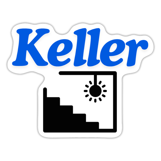 Sticker - Keller - Mattweiß