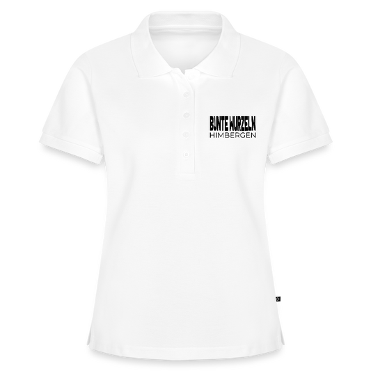 Bunte Wurzeln Himbergen V&H - Frauen Premium Polo-Shirt - Weiß