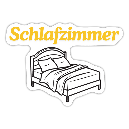 Sticker - Schlafzimmer - Mattweiß