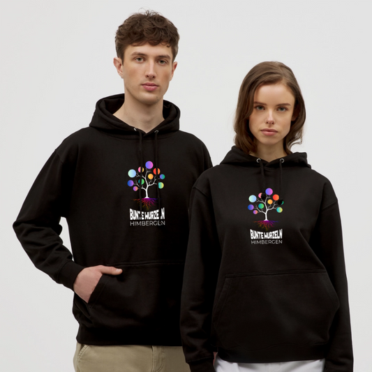 Bunte Wurzeln Himbergen - Unisex Hoodie - Schwarz