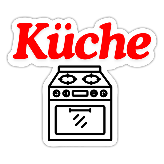 Sticker - Küche - Mattweiß
