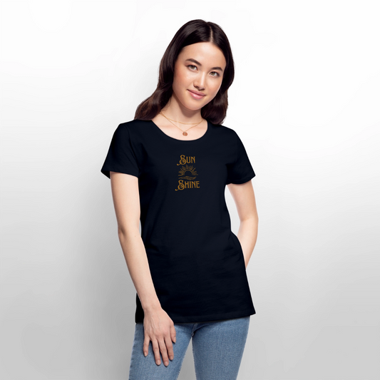 Sun Shine - Frauen Premium T-Shirt - Navy