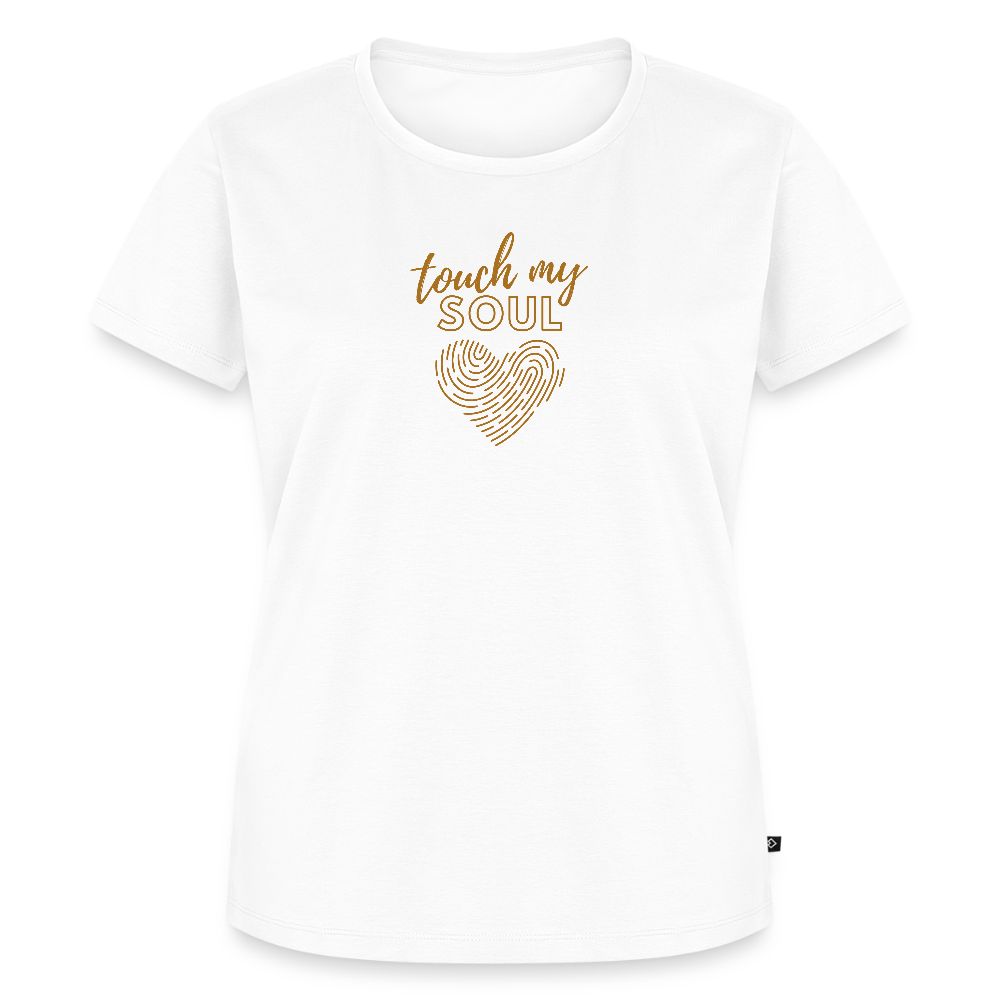 Touch my soul - Frauen Premium T-Shirt - Weiß