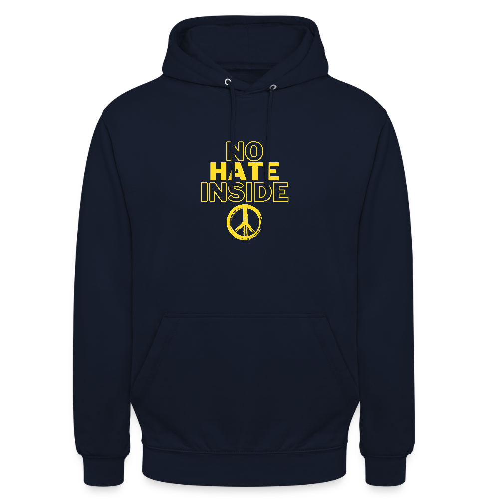 No hate inside - Unisex Hoodie - Navy