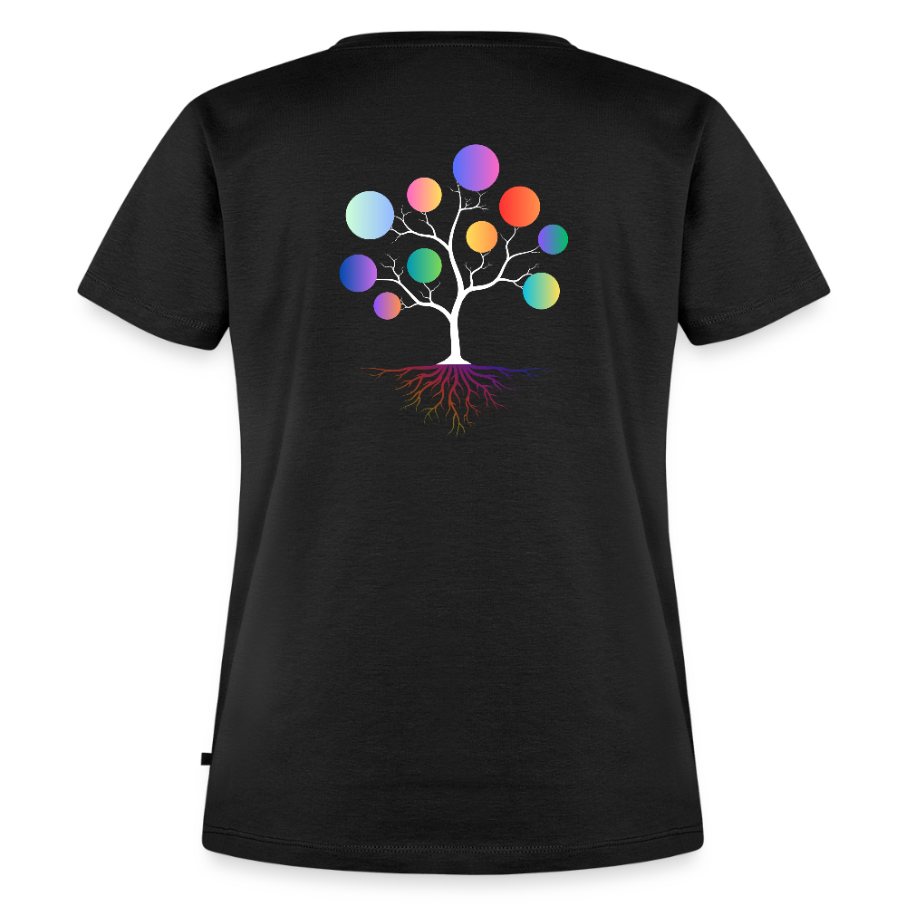 Bunte Wurzeln Himbergen V&H - Frauen Premium T-Shirt - Schwarz