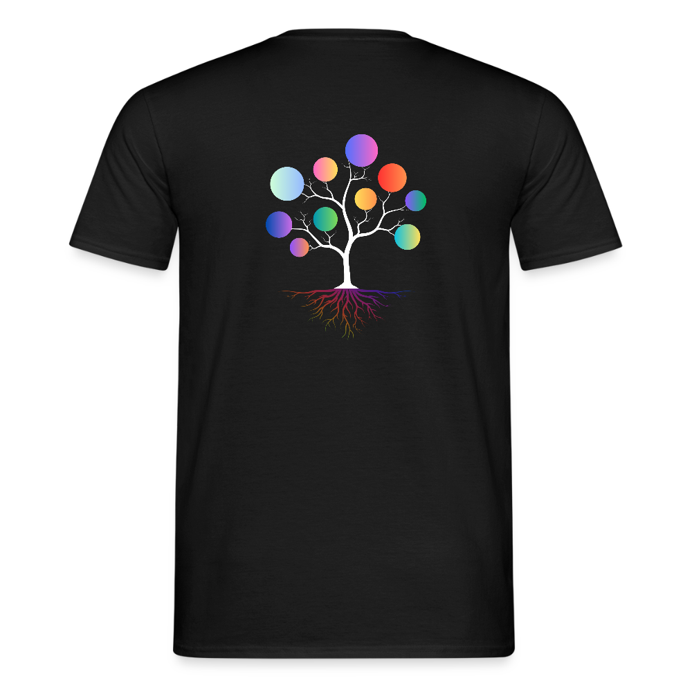 Bunte Wurzeln Himbergen V&H - Herren T-Shirt - Schwarz