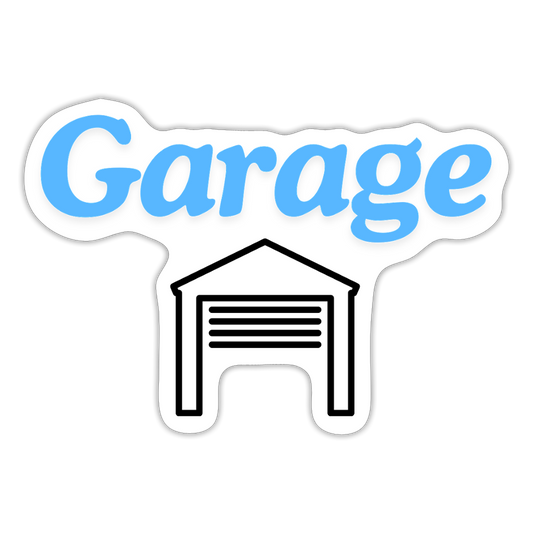 Sticker - Garage - Mattweiß