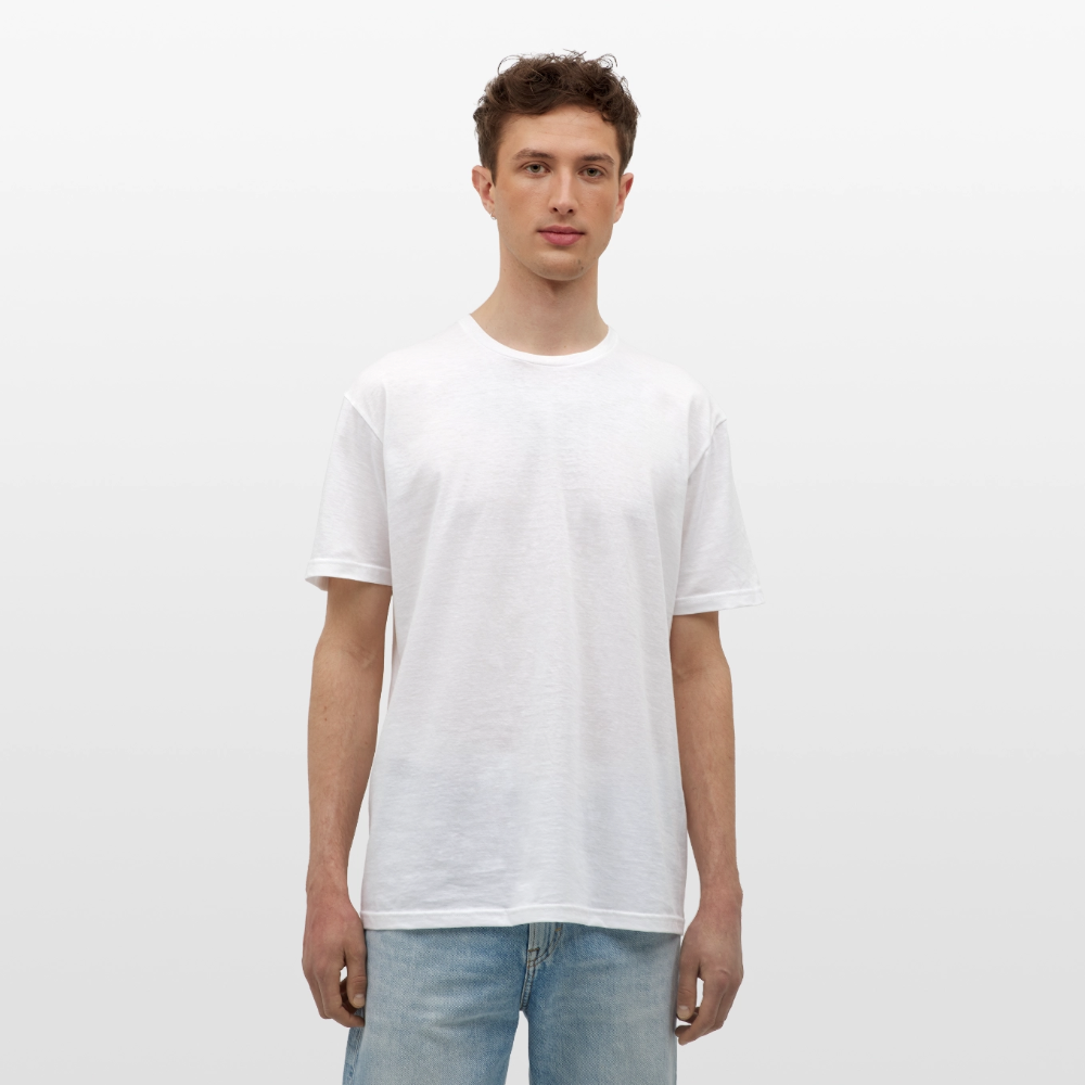 Bunte Wurzeln Himbergen Hinten - Männer T-Shirt - Weiß