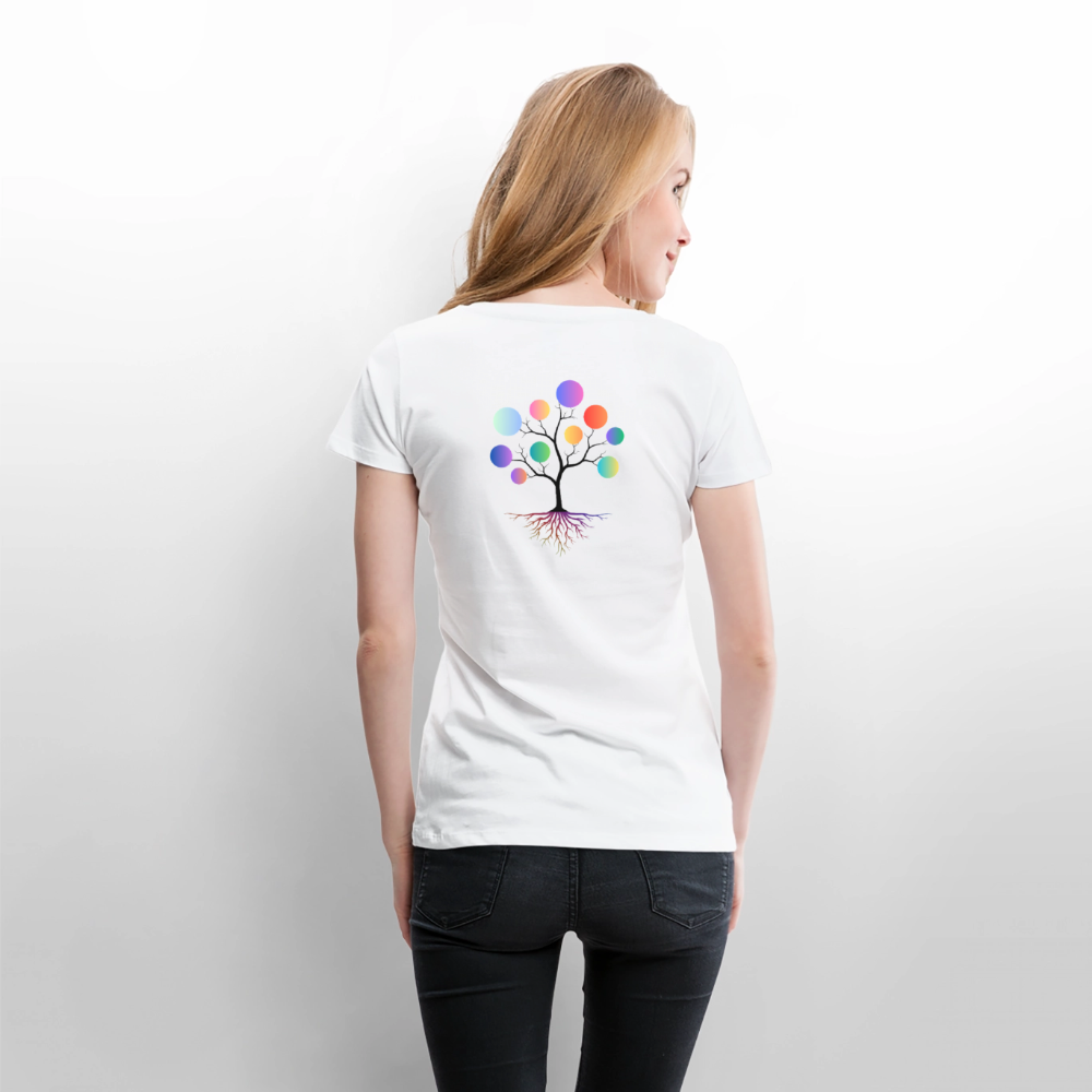 Bunte Wurzeln Himbergen V&H - Frauen Premium T-Shirt - Weiß