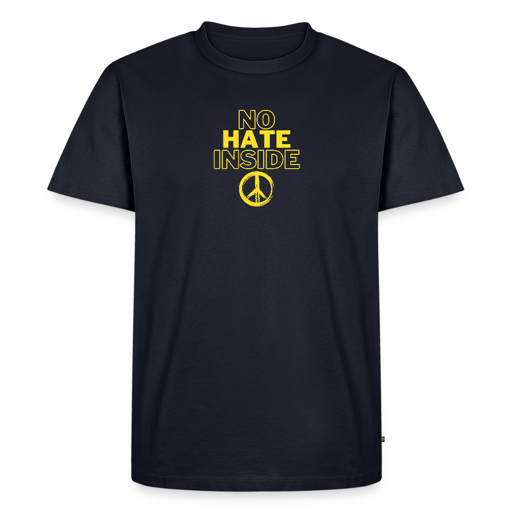 No hate inside - Männer Premium T-Shirt - Navy