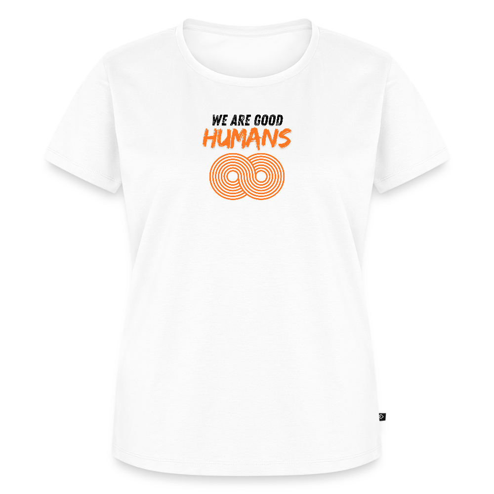 We are good humans - Frauen Premium T-Shirt - Weiß