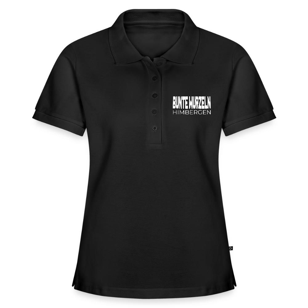 Bunte Wurzeln Himbergen V&H - Frauen Premium Polo-Shirt - Schwarz
