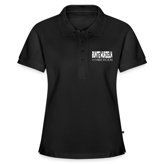 Bunte Wurzeln Himbergen V&H - Frauen Premium Polo-Shirt - Schwarz