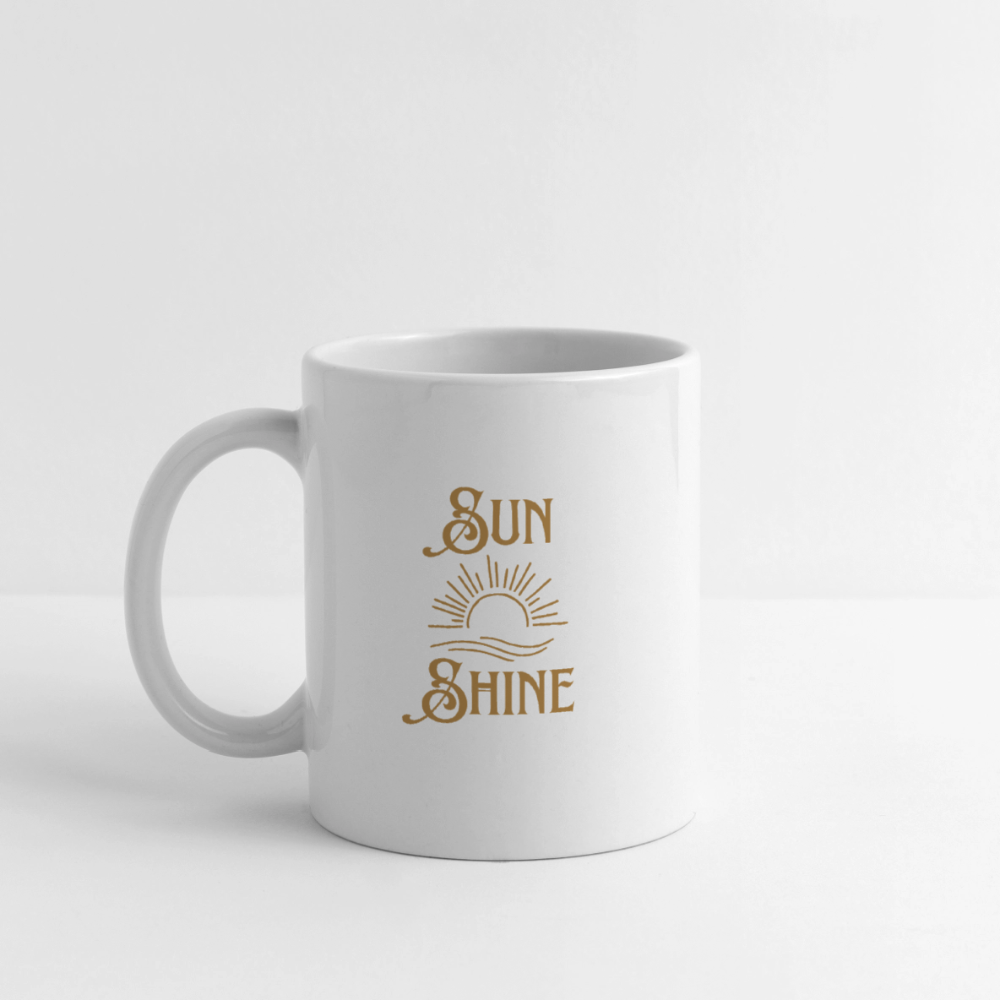 Sun Shine - Tasse - Weiß