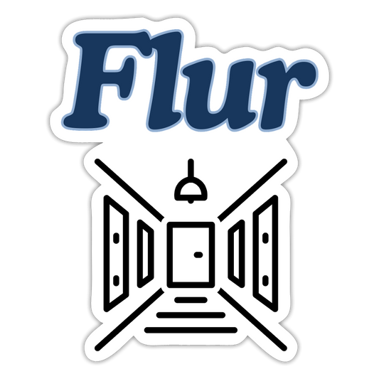 Sticker - Flur - Mattweiß