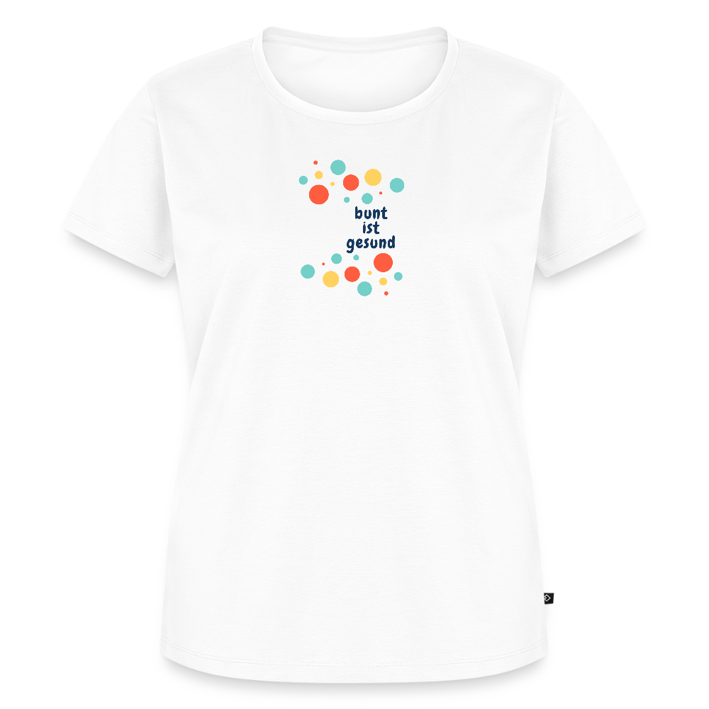 Bunt ist gesund Bubbles - Women’s Premium T-Shirt - Weiß
