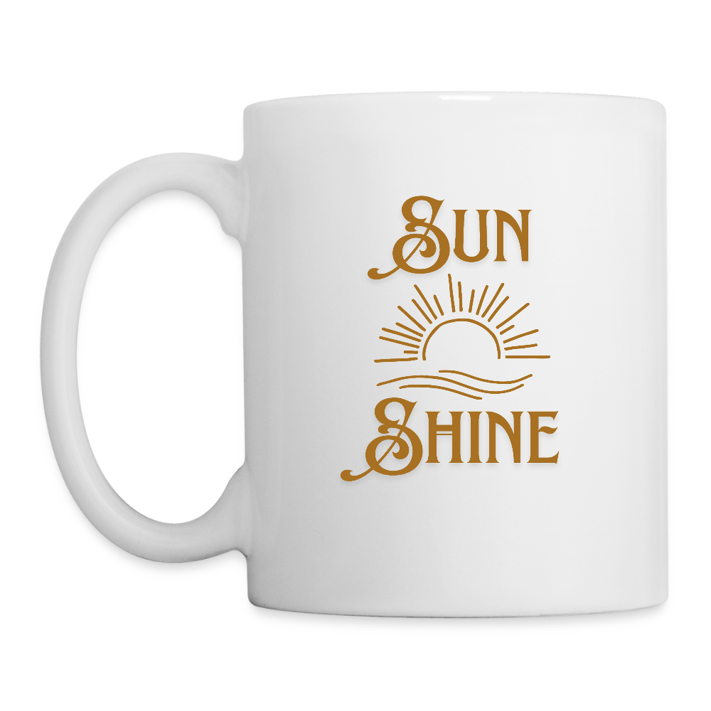 Sun Shine - Tasse - Weiß