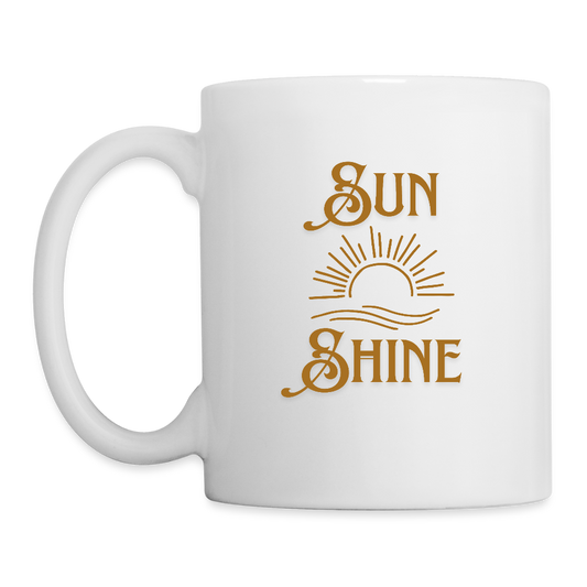 Sun Shine - Tasse - Weiß