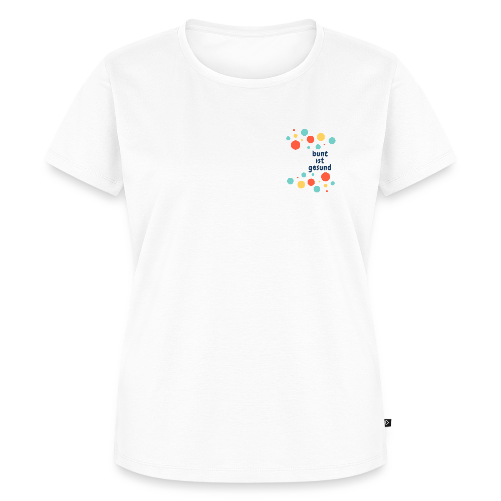 Bunt ist gesund Bubbles Pocket - Women’s Premium T-Shirt - Weiß