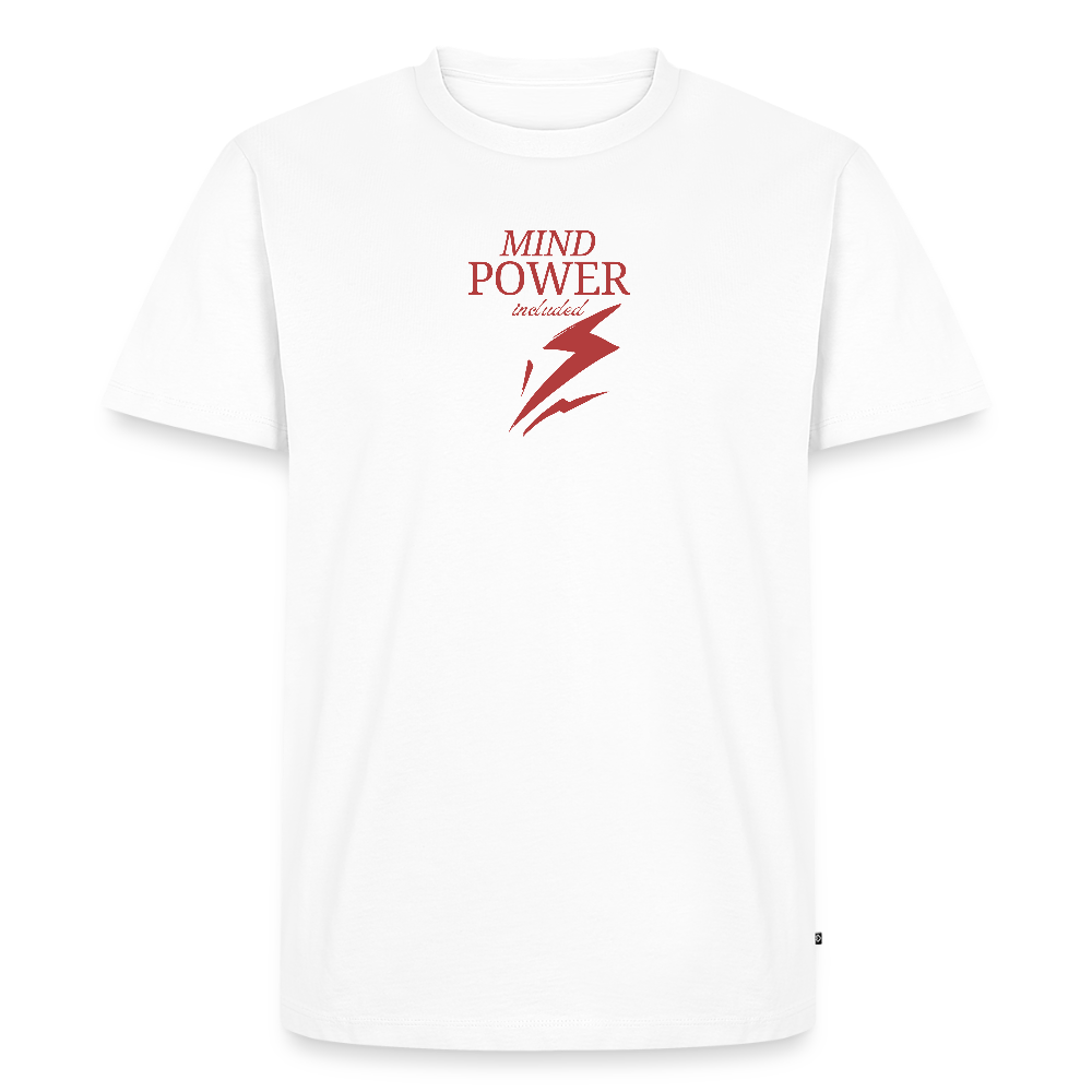 Mind Power included - Männer Premium T-Shirt - Weiß