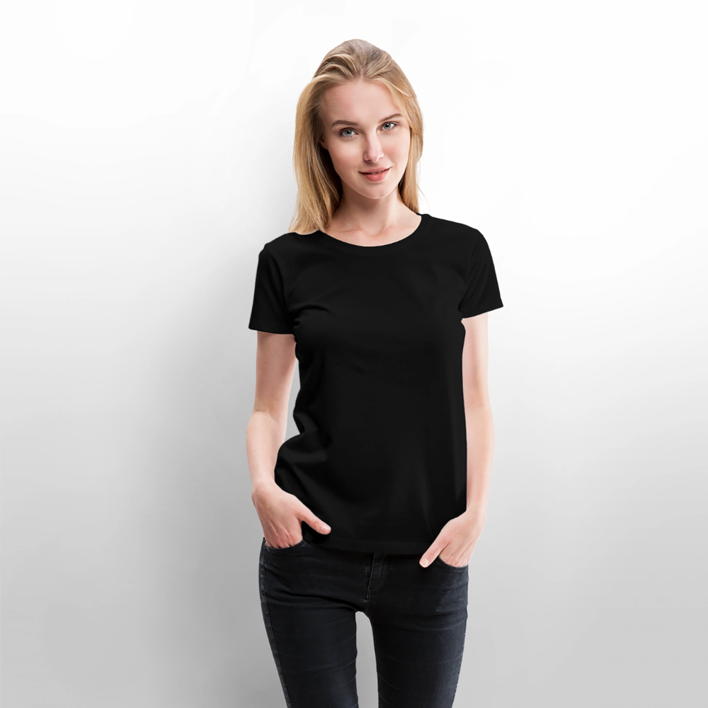Bunte Wurzeln Himbergen Hinten - Frauen Premium T-Shirt - Schwarz
