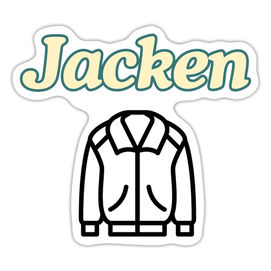Sticker - Jacken - Mattweiß